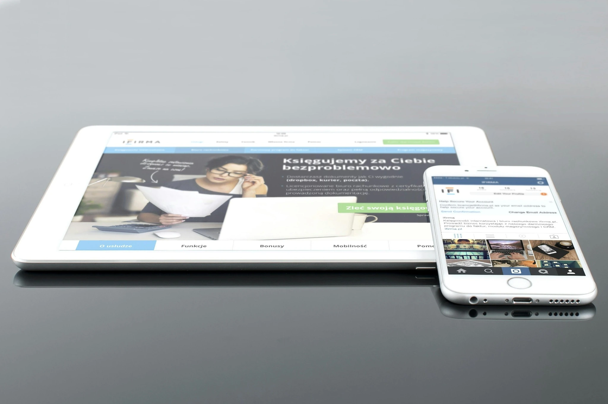 Mobil ve tablet uyumlu web sitesi görünümü